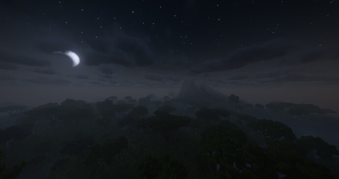 Süden von Nyvalis bei Nacht