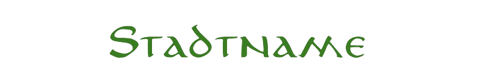 Stadtname